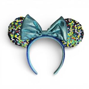 Disney Mickey Minnie Mouse Ears 2022 Souvenir Collectible Sequin Headband NWT